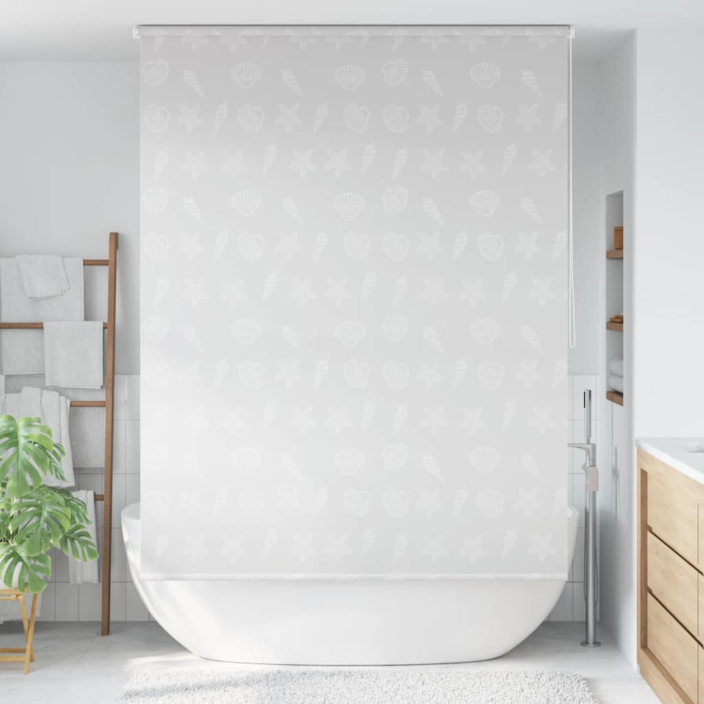 vidaXL Store roulant de douche 160x240 cm Étoile de mer
