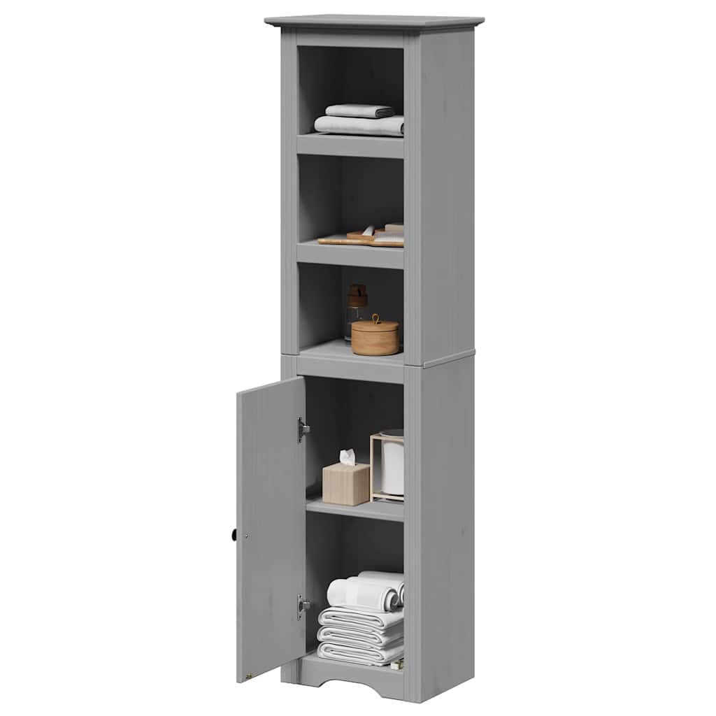 vidaXL Armoire de salle de bain BODO gris 44x30x160 cm