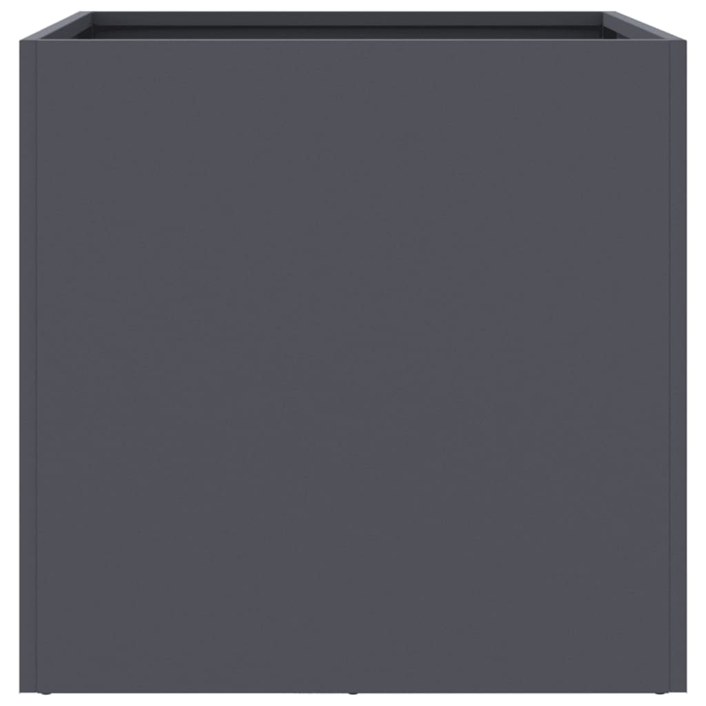 vidaXL Pflanzkübel 2 Stk. Anthrazit 42x40x39 cm Stahl - Image 6