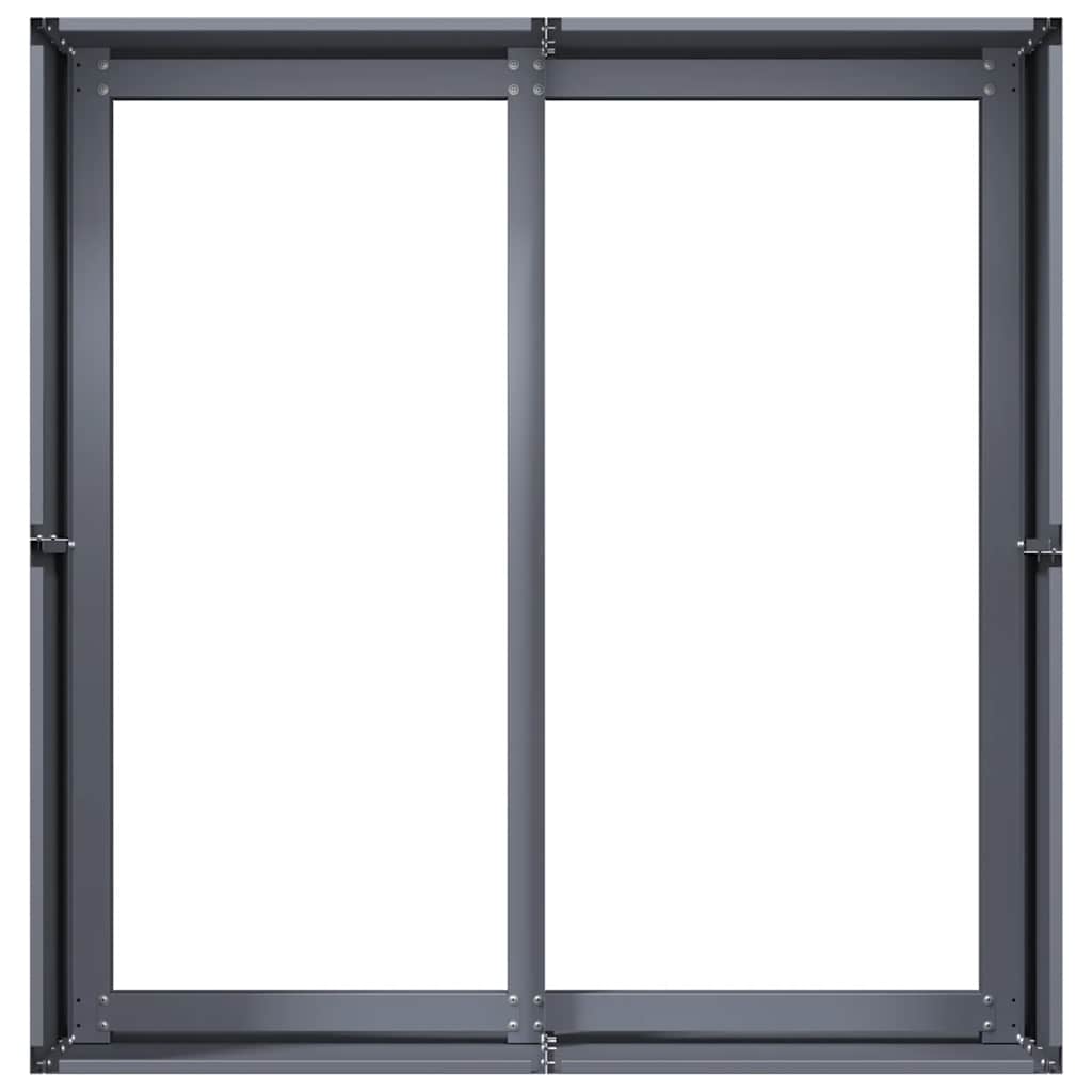 vidaXL Pflanzkübel Anthrazit 80x80x40 cm Kaltgewalzter Stahl - Image 5