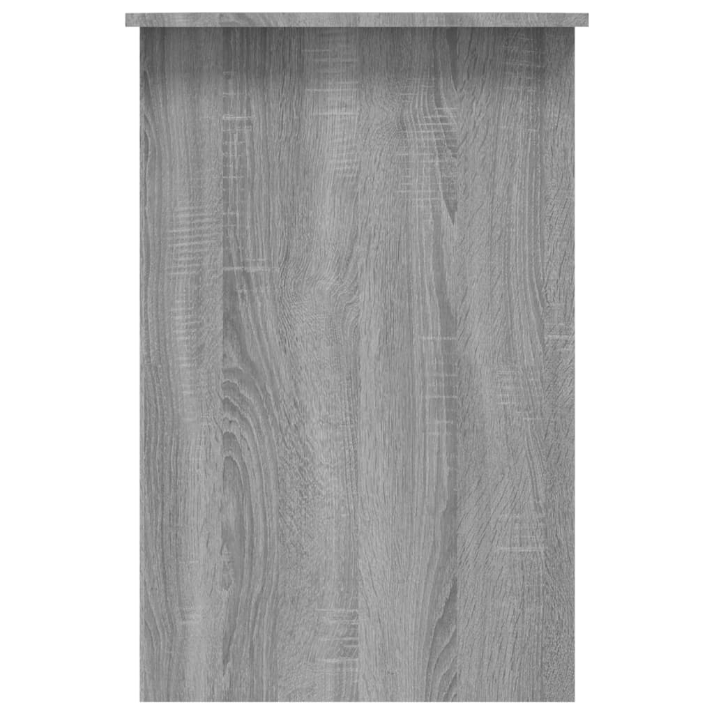 vidaXL Schreibtisch Grau Sonoma 100x50x76 cm Holzwerkstoff - Image 5