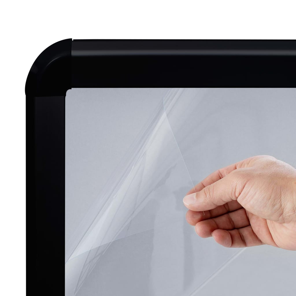 vidaXL A1-Plakatständer Wasserbefüllbar Schwarz Aluminiumlegierung - Image 5