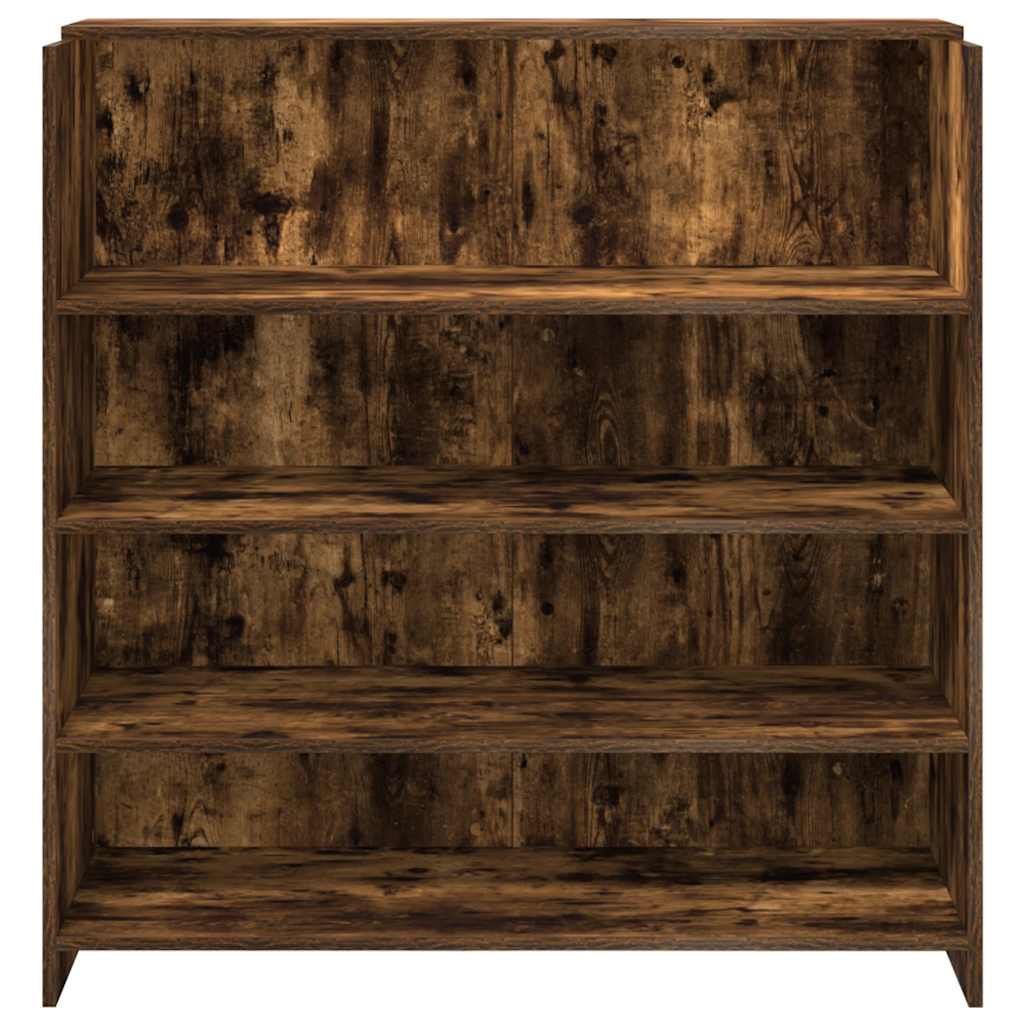 vidaXL Empfangstheke Räuchereiche 100x50x103,5 cm Holzwerkstoff - Image 5