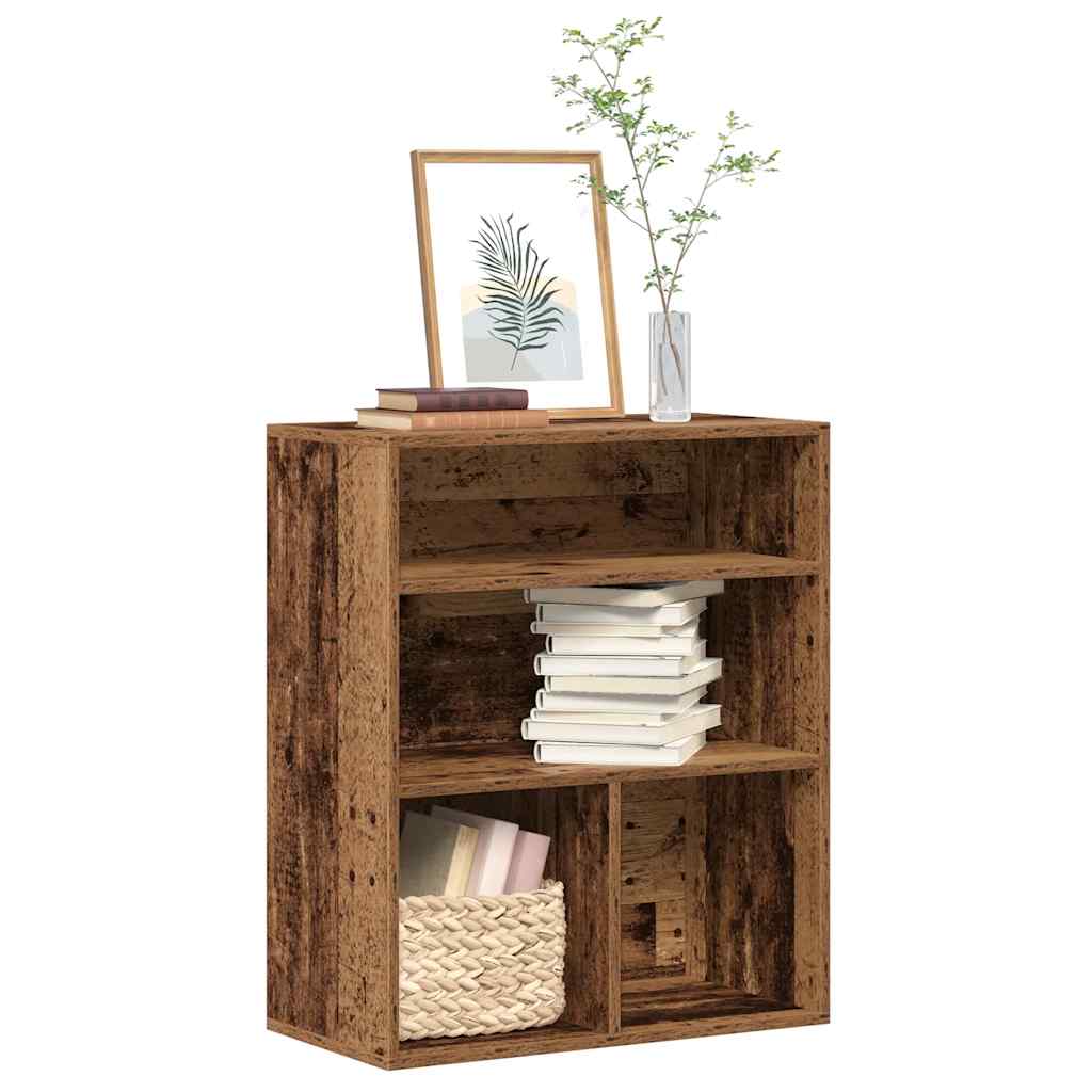 vidaXL Bücherregal Altholz-Optik 60x30x71,5 cm Holzwerkstoff
