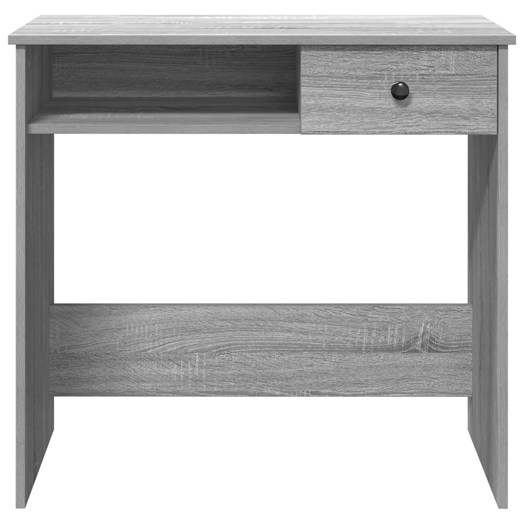 vidaXL Schreibtisch Grau Sonoma 80x40x75 cm Holzwerkstoff - Image 5