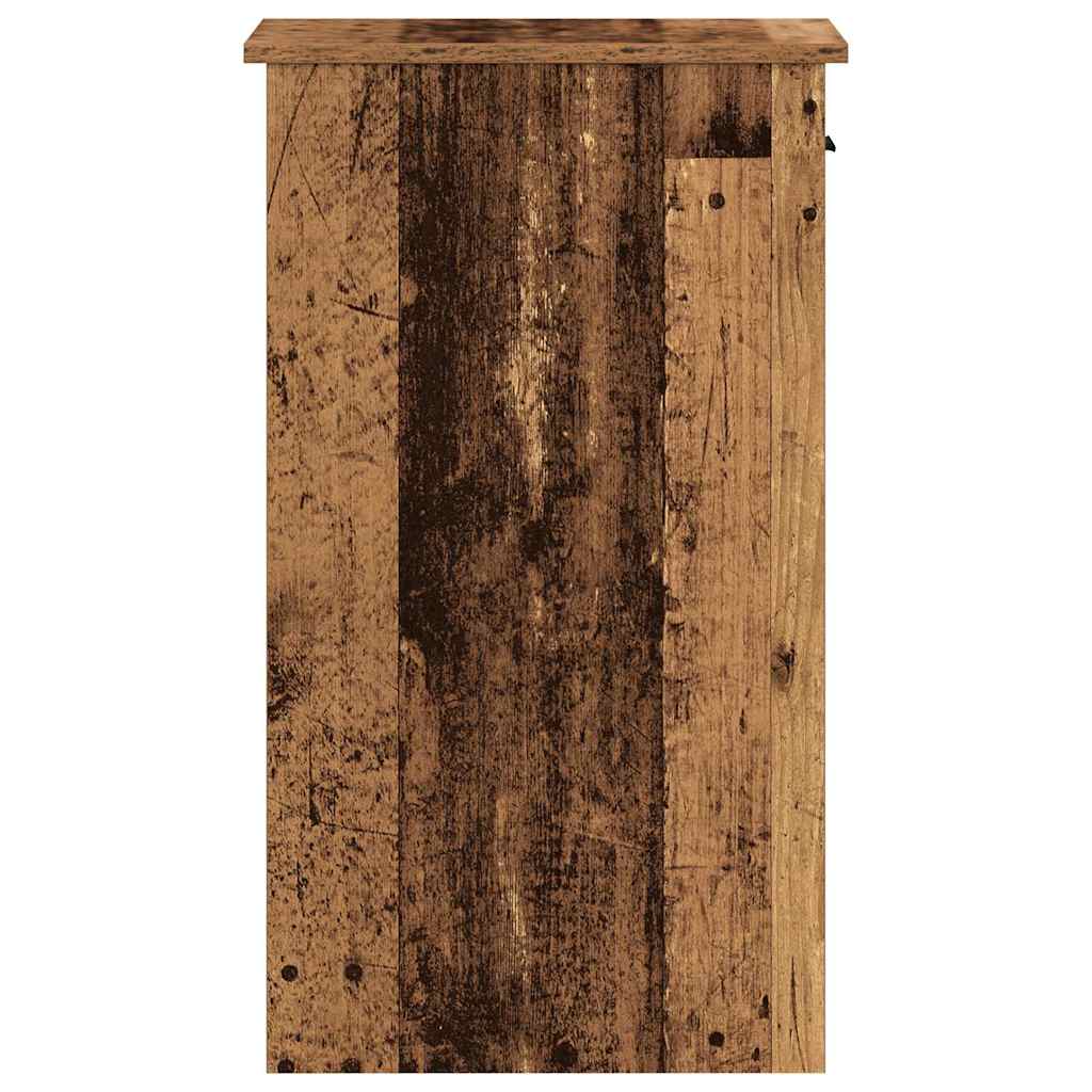 vidaXL Computerschrank mit Schublade Altholz-Optik 35x45x77 cm - Image 6