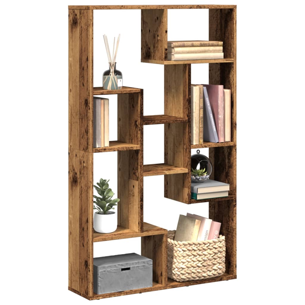 vidaXL Bücherregal Altholz-Optik 72x20x120 cm Holzwerkstoff