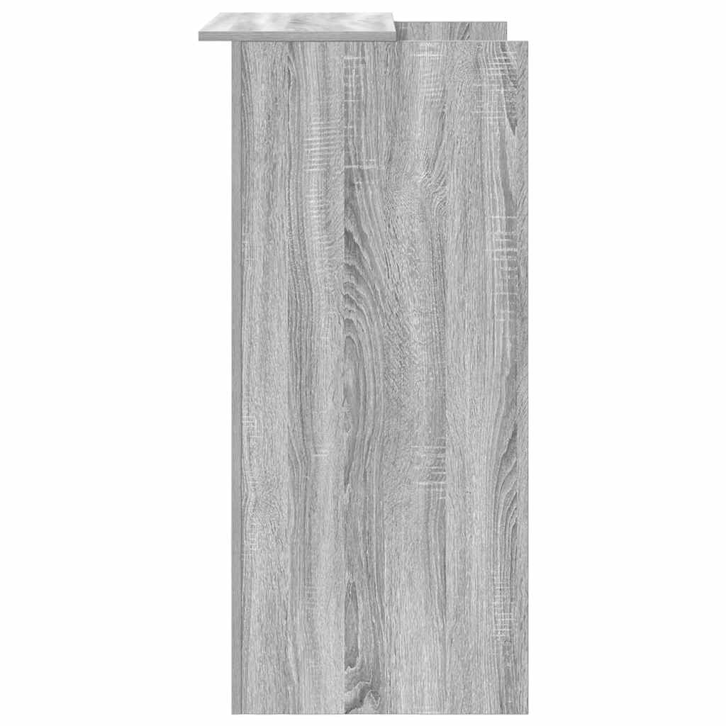 vidaXL Empfangstheke Grau Sonoma 55x50x103,5 cm Holzwerkstoff - Image 6