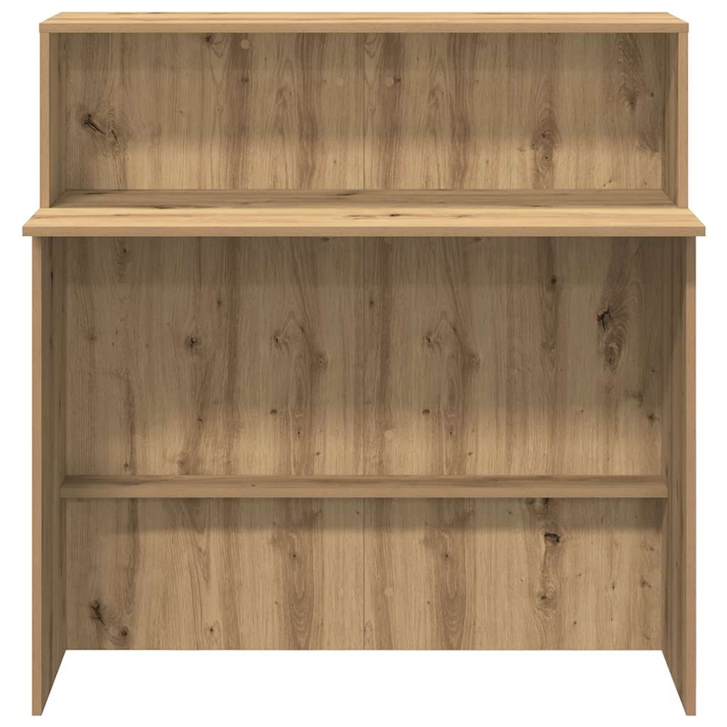 vidaXL Empfangstheke Artisan-Eiche 100x50x103,5 cm Holzwerkstoff - Image 5