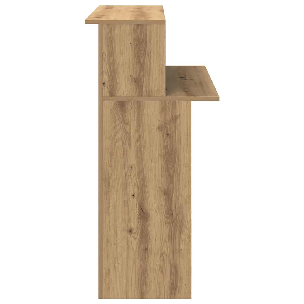 vidaXL Empfangstheke Artisan-Eiche 100x50x103,5 cm Holzwerkstoff - Image 6