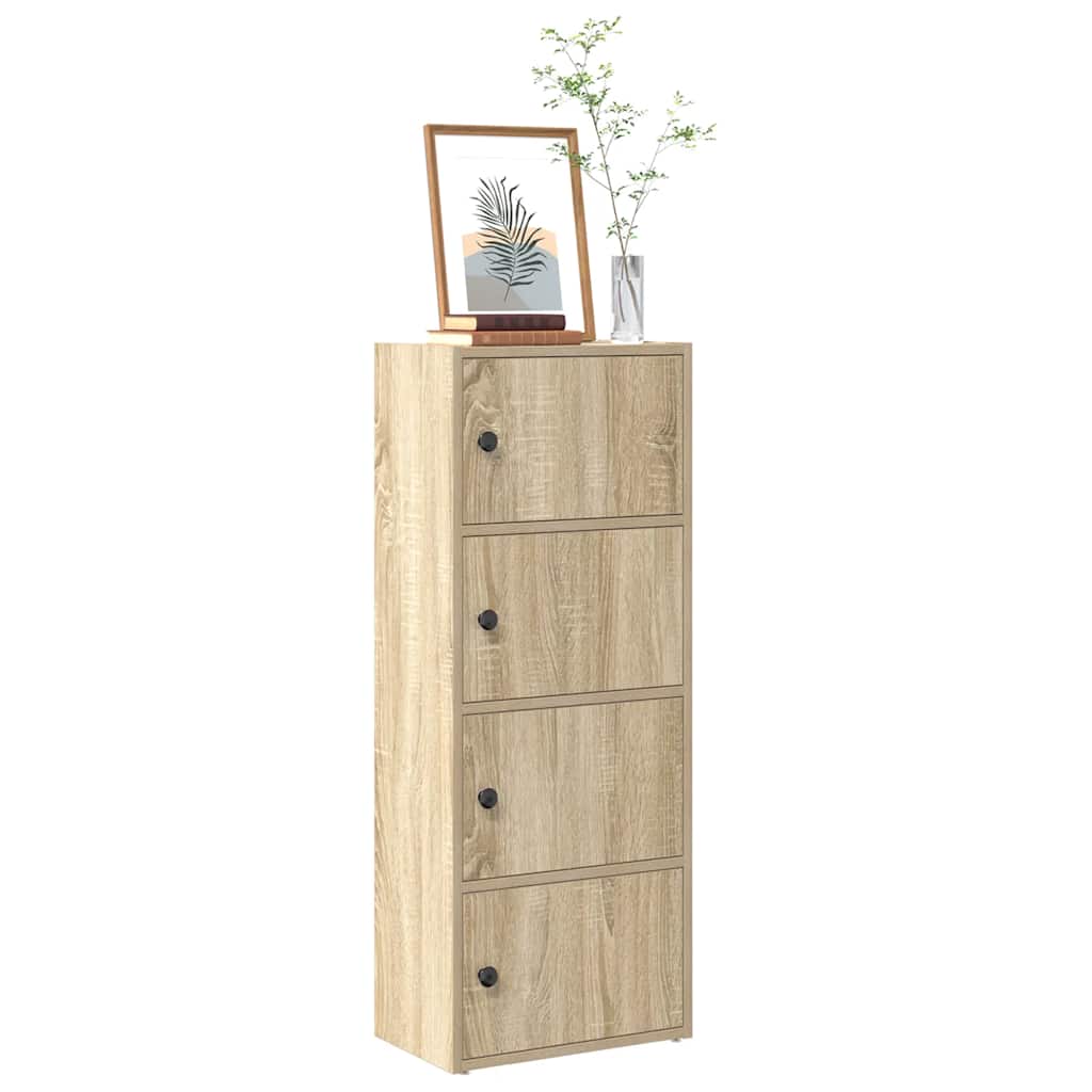 vidaXL Bücherregal Sonoma-Eiche 40x24x102 cm Holzwerkstoff