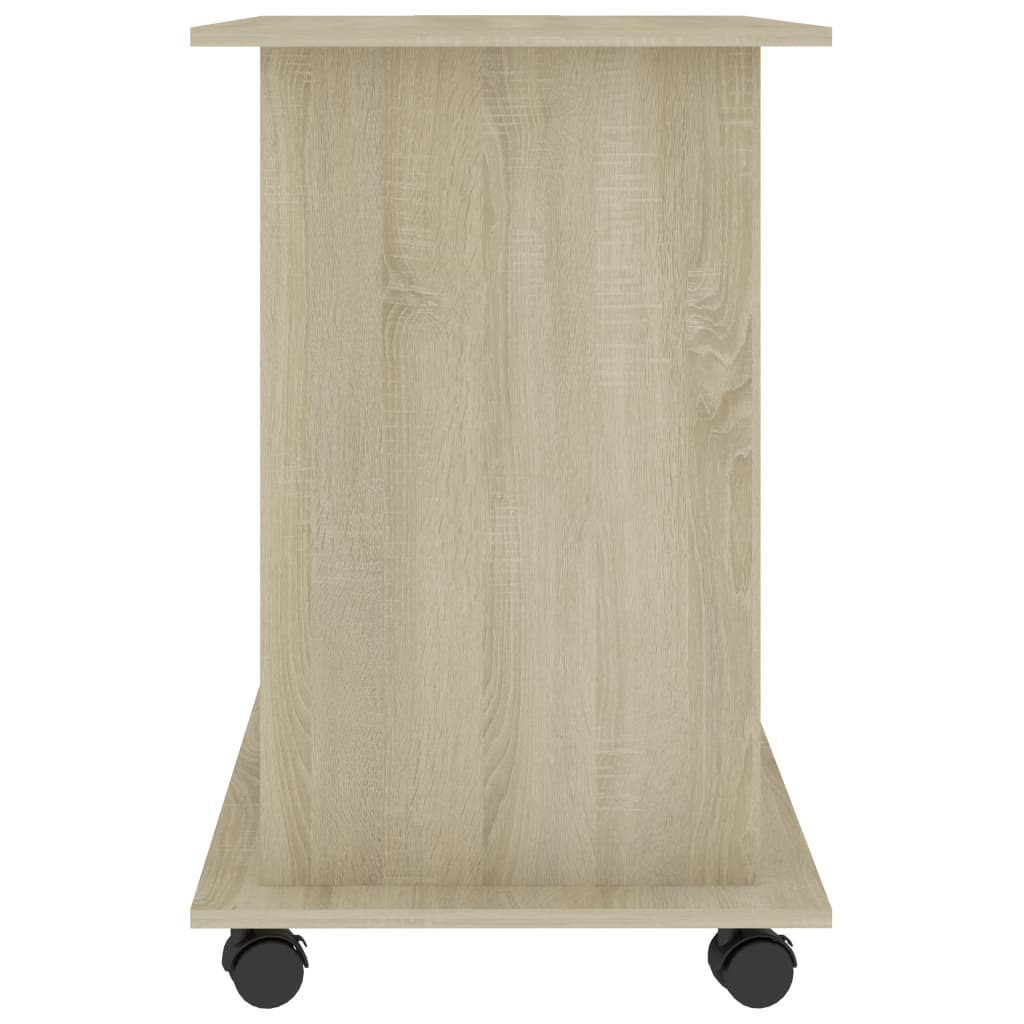 vidaXL Schreibtisch Sonoma-Eiche 80x50x75 cm Holzwerkstoff - Image 5
