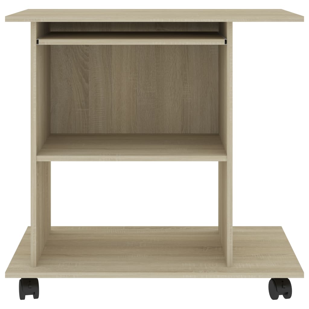 vidaXL Schreibtisch Sonoma-Eiche 80x50x75 cm Holzwerkstoff - Image 4
