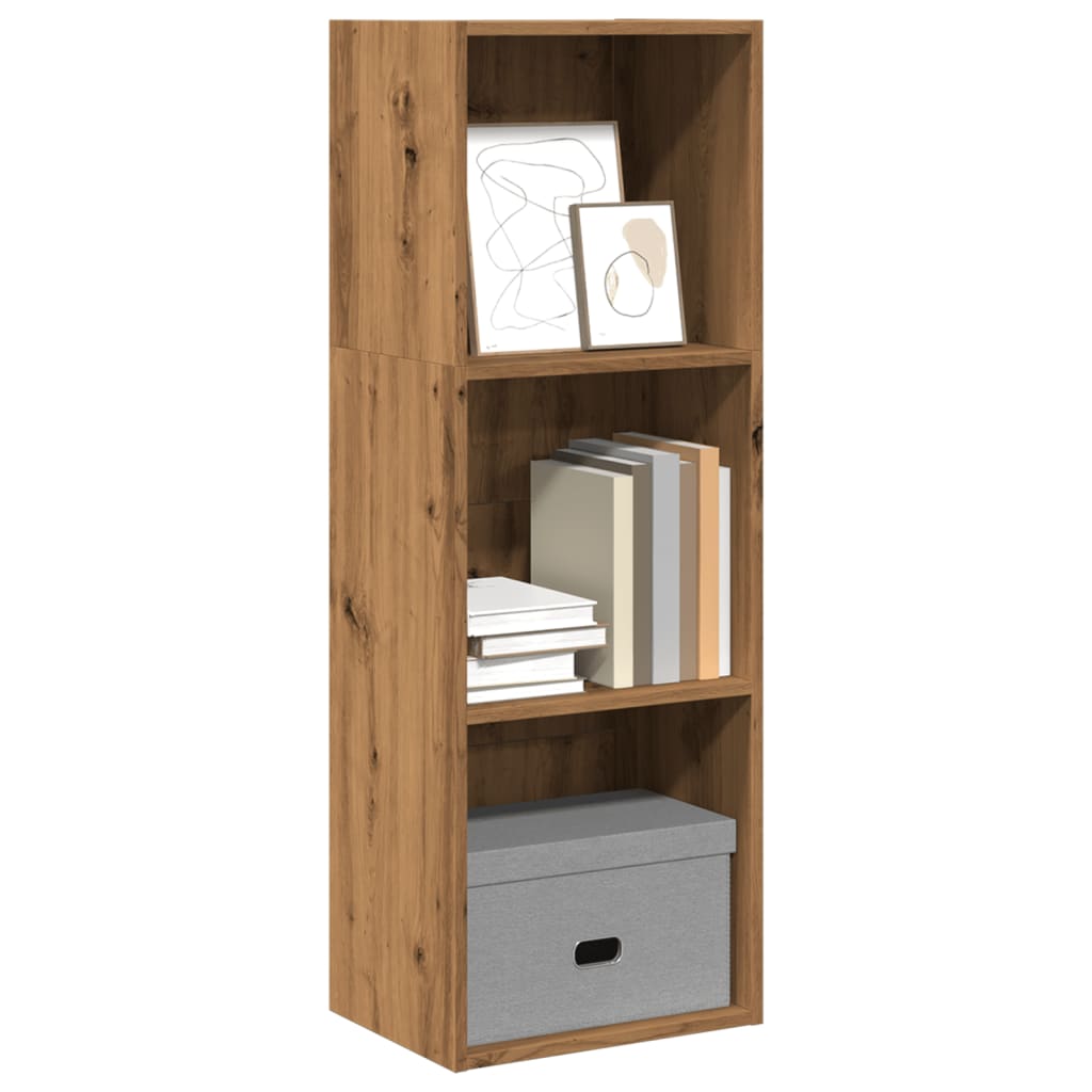 vidaXL Bücherregal Artisan-Eiche 40x30x114 cm Holzwerkstoff