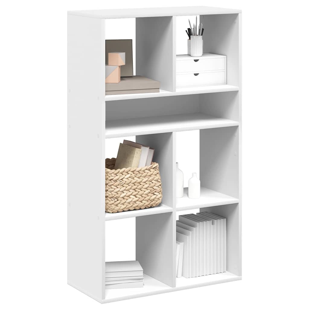 vidaXL Bücherregal Weiß 66x31x112 cm Holzwerkstoff