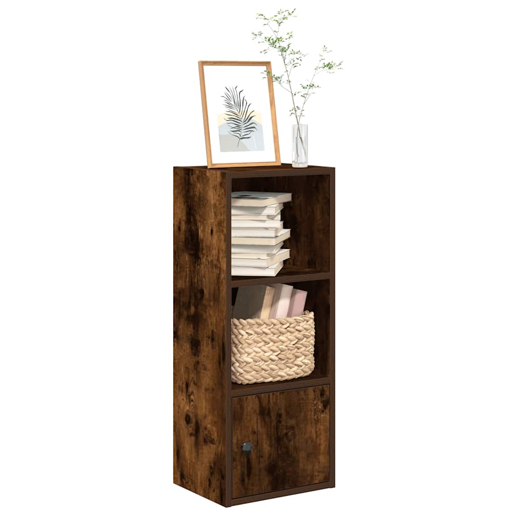 vidaXL Bücherregal Räuchereiche 31x24x77 cm Holzwerkstoff