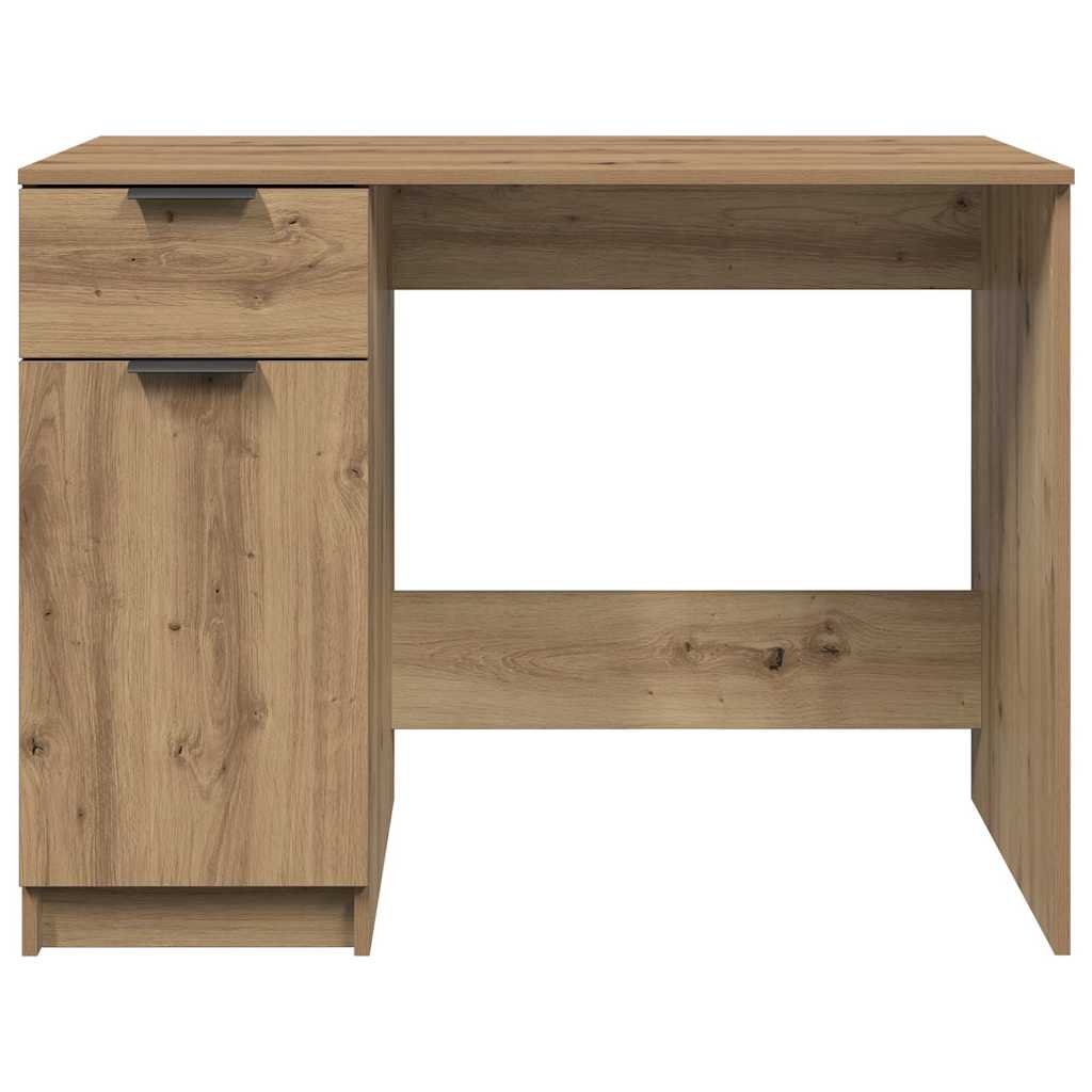 vidaXL Schreibtisch Artisan-Eiche 100x50x75 cm Holzwerkstoff - Image 6