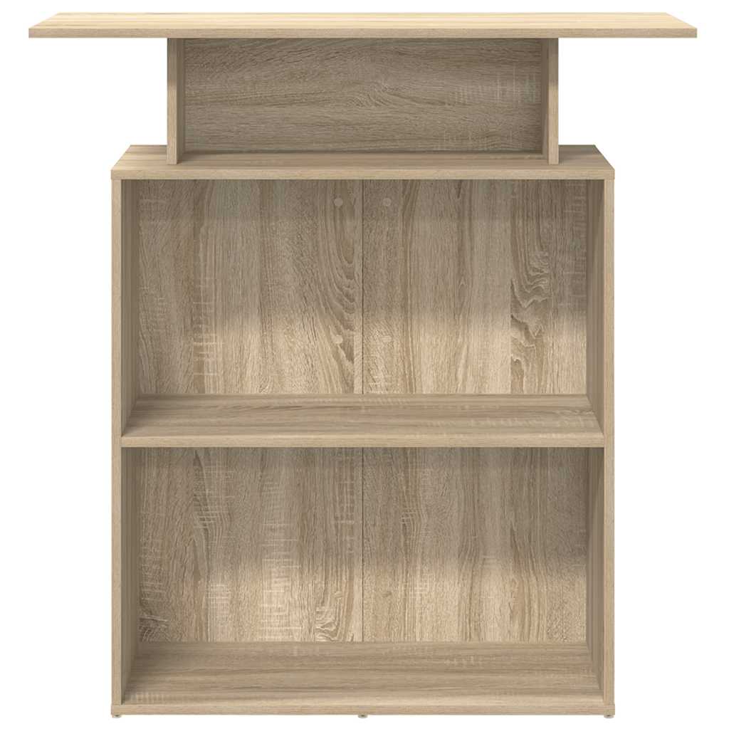 vidaXL Empfangstresen Sonoma-Eiche 100 x 40 x 104 cm Holzwerkstoff - Image 5