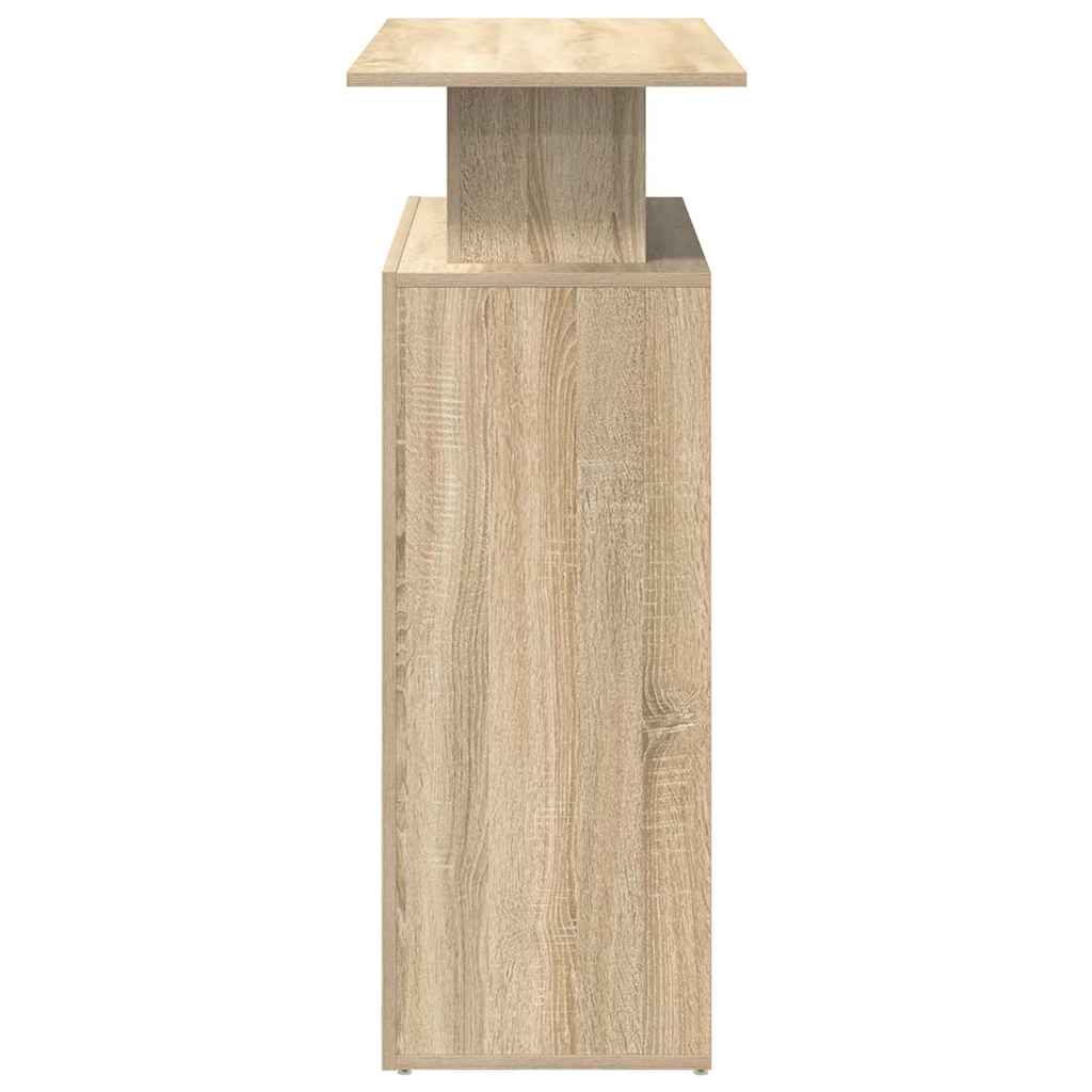 vidaXL Empfangstresen Sonoma-Eiche 100 x 40 x 104 cm Holzwerkstoff - Image 6