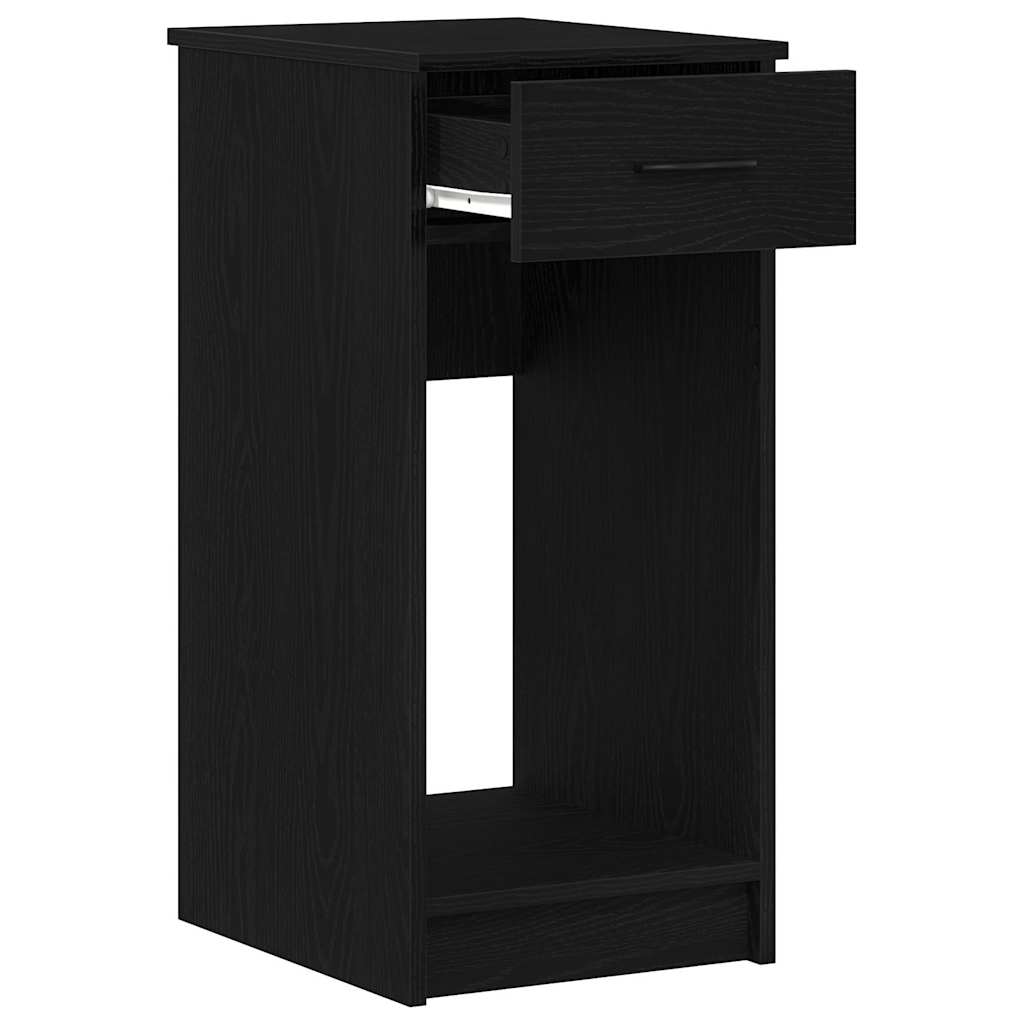 vidaXL Computerschrank mit Schublade Schwarz 35x45x77 cm - Image 4