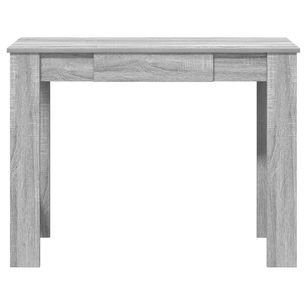 vidaXL Schreibtisch Grau Sonoma 100x45x75 cm Holzwerkstoff - Image 4