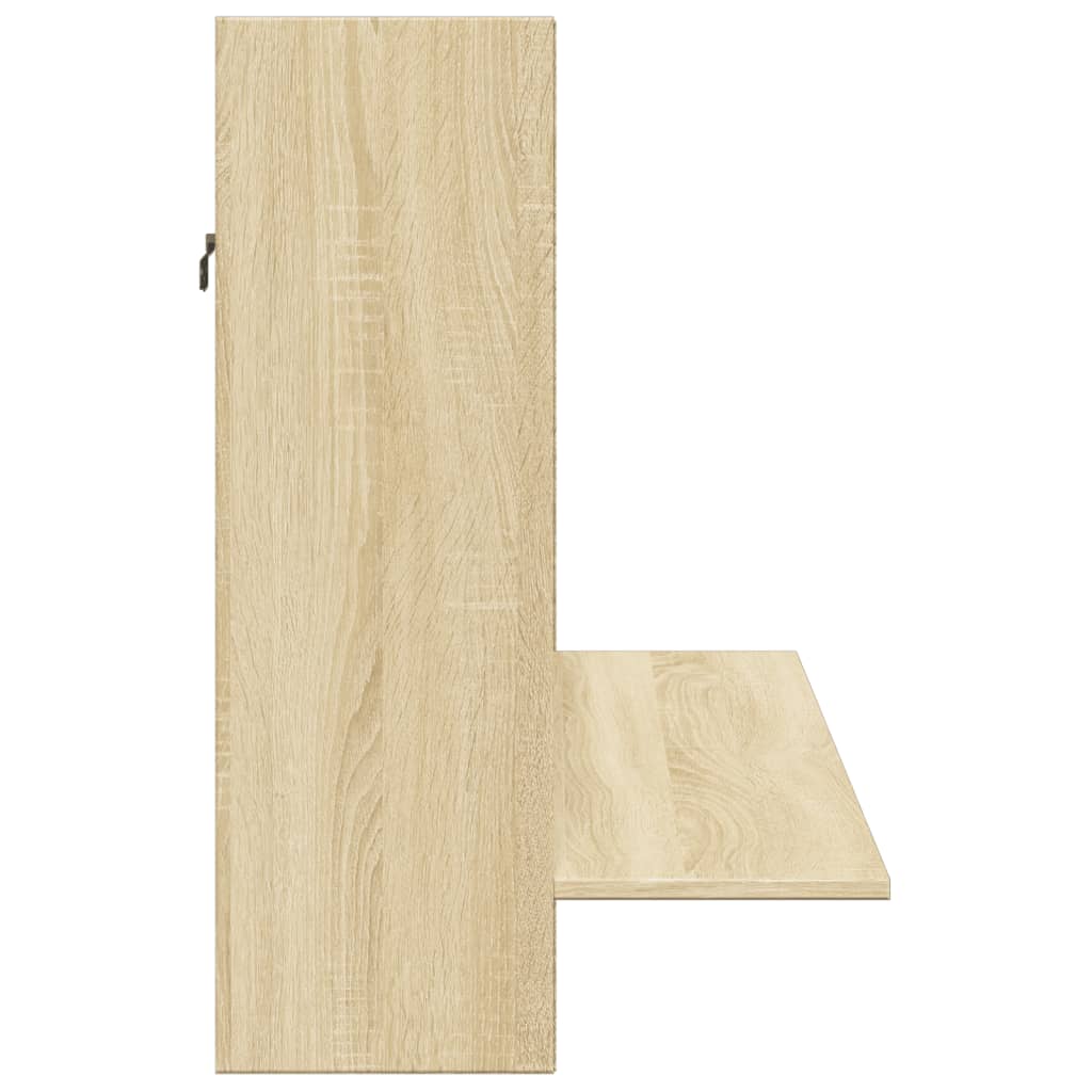 vidaXL Wand-Schreibtisch Sonoma Eiche 105x48x75 cm Holzwerkstoff - Image 5