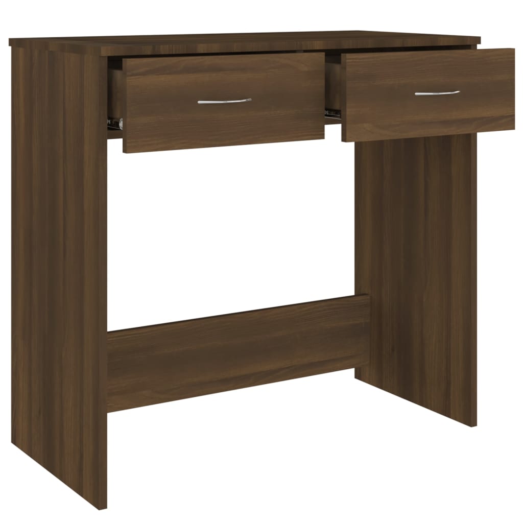 vidaXL Schreibtisch Braun Eichen-Optik 80x40x75 cm Holzwerkstoff - Image 6