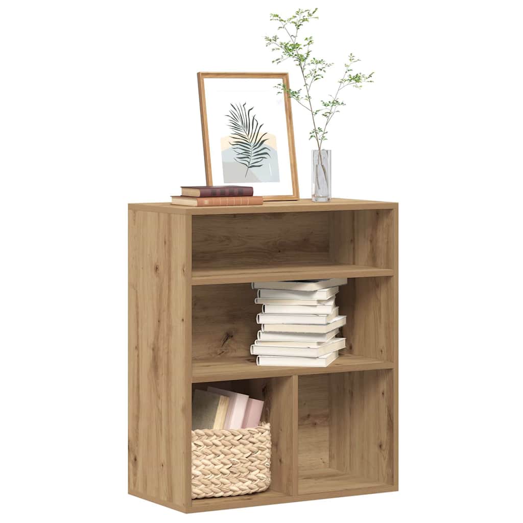 vidaXL Bücherregal Artisan-Eiche 60x30x71,5 cm Holzwerkstoff