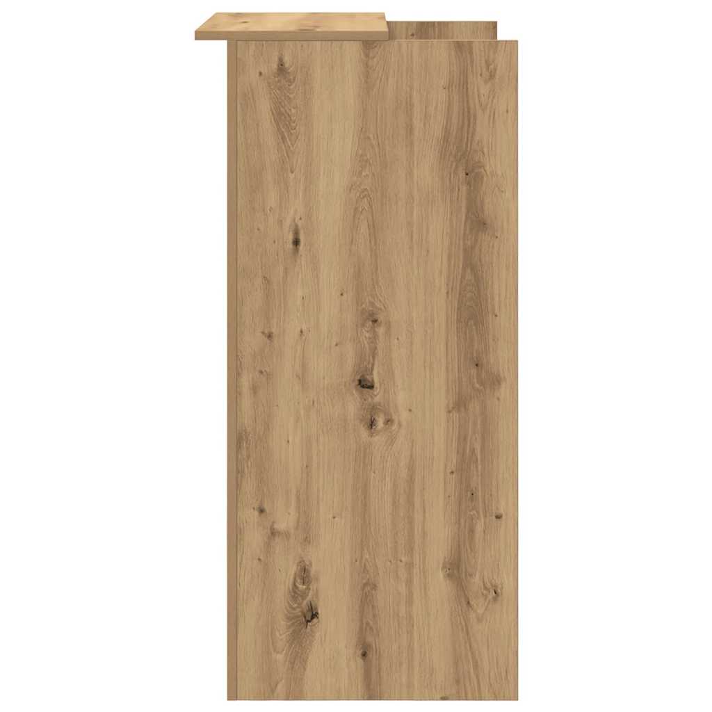 vidaXL Empfangstheke Artisan-Eiche 55x50x103,5 cm Holzwerkstoff - Image 6