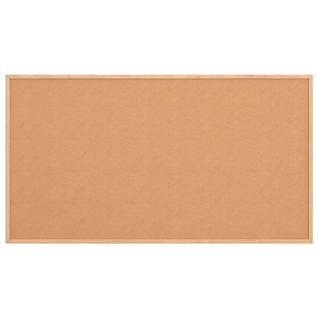 vidaXL Korktafel mit Rahmen aus massivem Kiefernholz 100 x 55 cm - Image 3