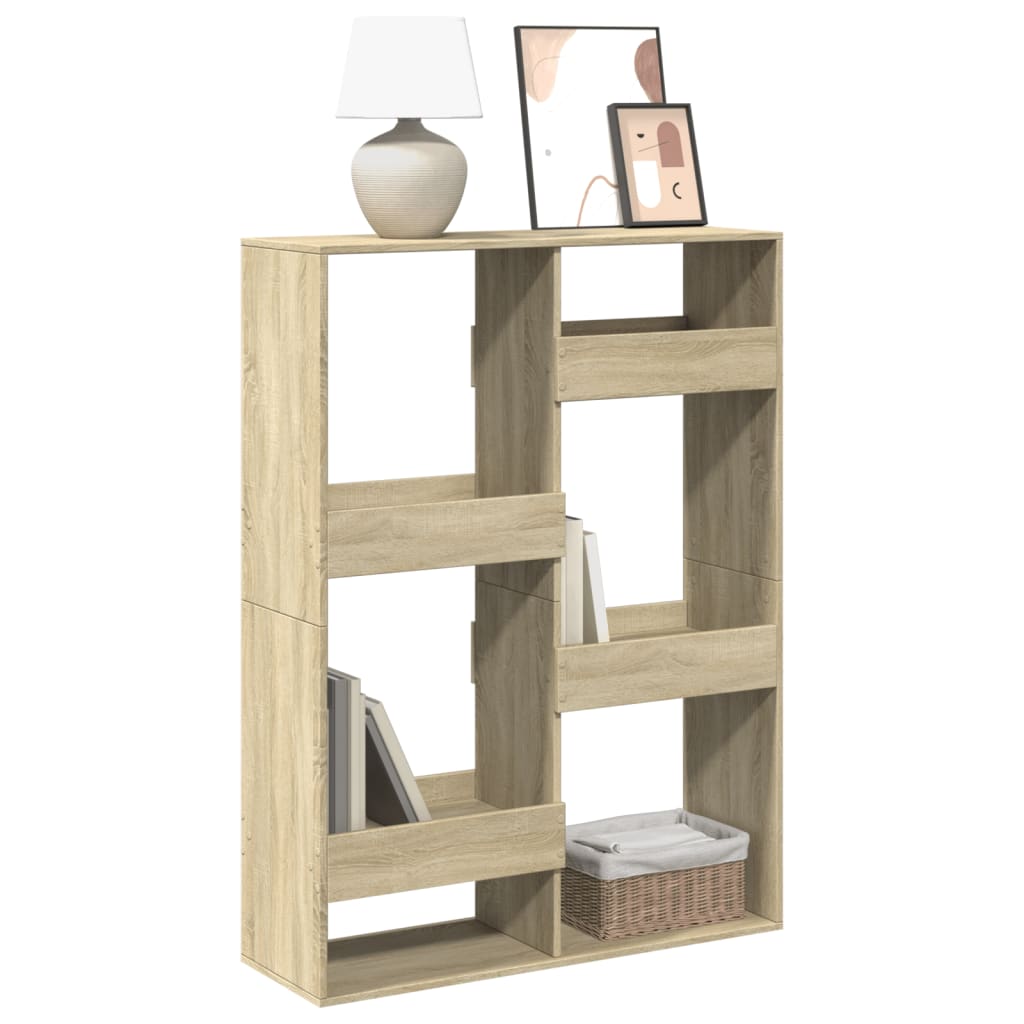 vidaXL Bücherregal Sonoma-Eiche 100x33x135 cm Holzwerkstoff