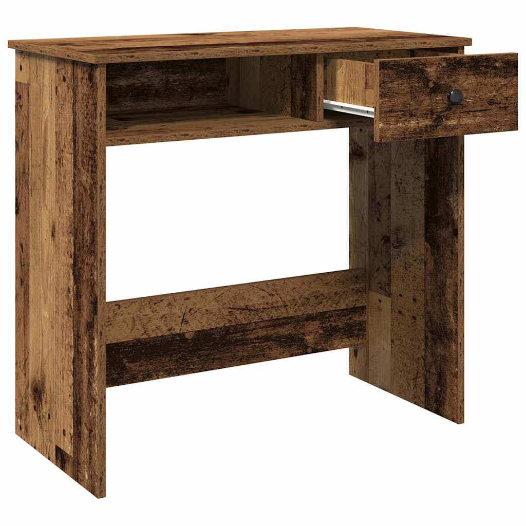 vidaXL Schreibtisch Altholz-Optik 80x40x75 cm Holzwerkstoff - Image 5