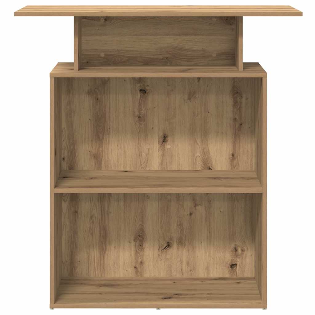 vidaXL Empfangstheke Artisan-Eiche 100x40x104 cm Holzwerkstoff - Image 5