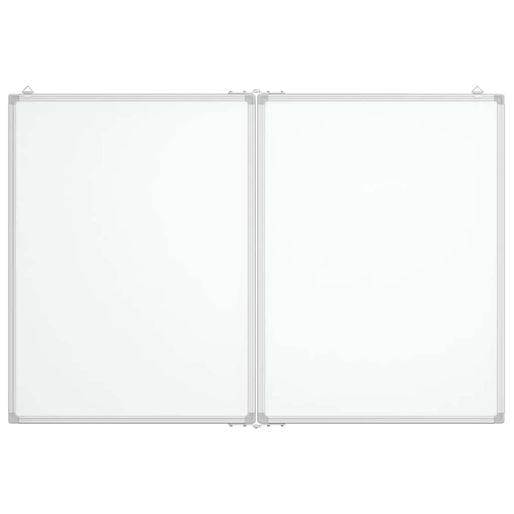 vidaXL Magnetisches Whiteboard Klappbar 120x80x1,7 cm Aluminium - Image 3