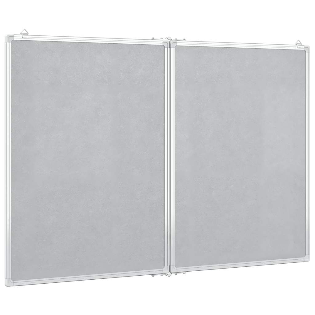 vidaXL Magnetisches Whiteboard Klappbar 120x80x1,7 cm Aluminium - Image 4