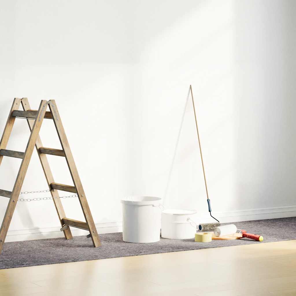 vidaXL Rutschfestes Malervlies 25 m 220 g/m² Grau - Image 3