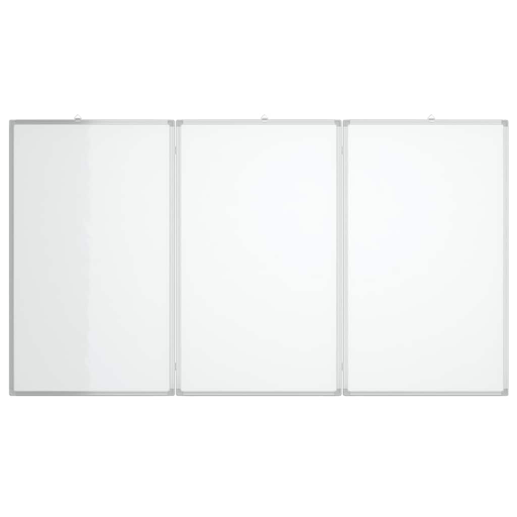 vidaXL Magnetisches Whiteboard Klappbar 180x100x1,7 cm Aluminium - Image 3