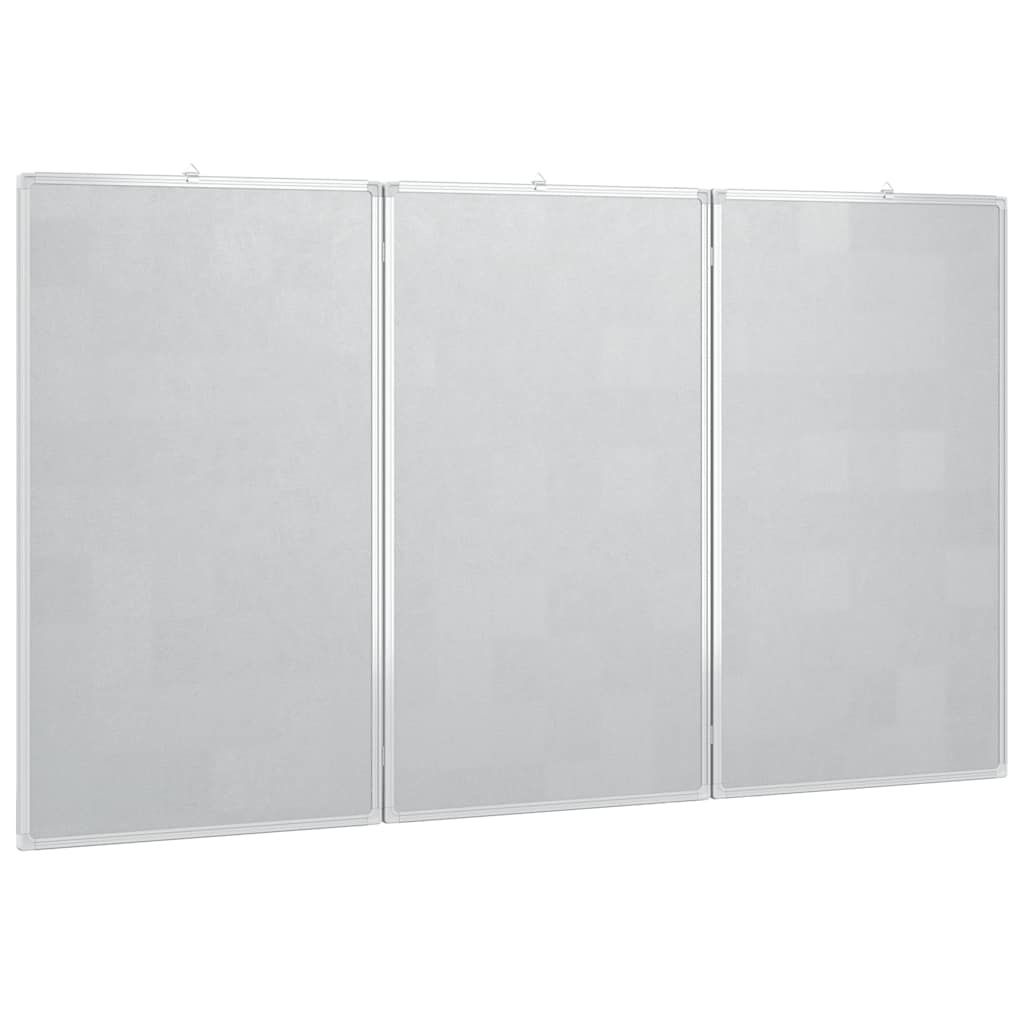 vidaXL Magnetisches Whiteboard Klappbar 180x100x1,7 cm Aluminium - Image 4