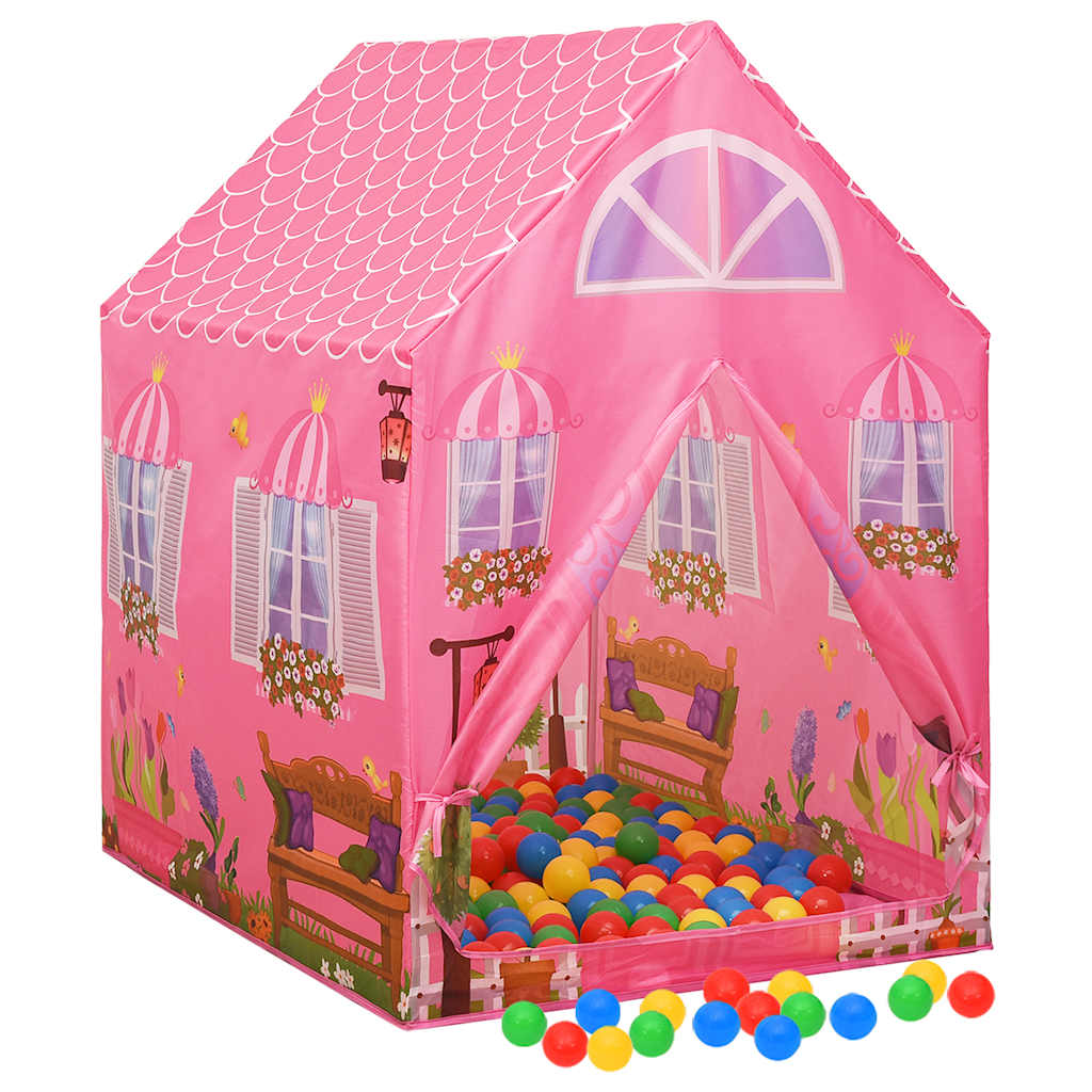 vidaXL Spielzelt für Kinder Rosa 69x94x104 cm - Image 3