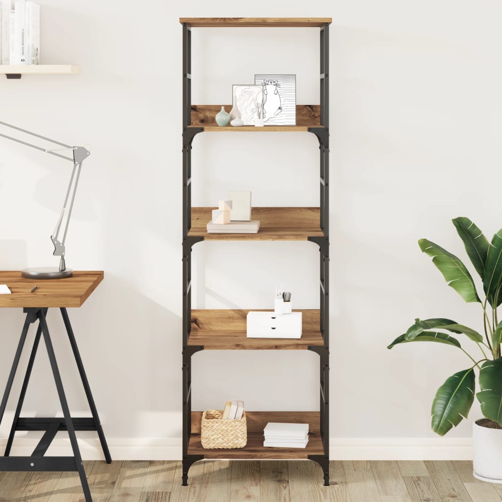 vidaXL Bücherregal Artisan-Eiche 50x33x153 cm Holzwerkstoff