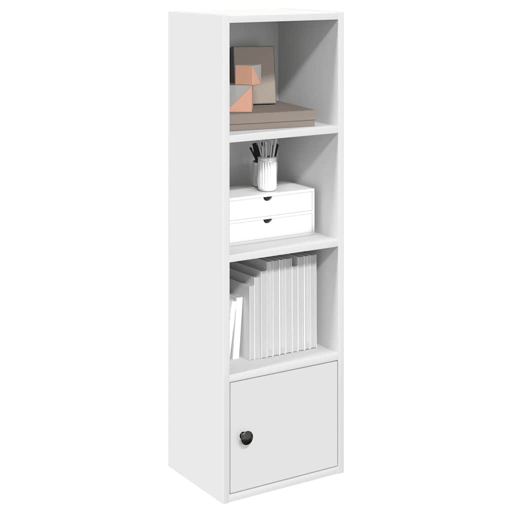 vidaXL Bücherregal Weiß 31x24x102 cm Holzwerkstoff