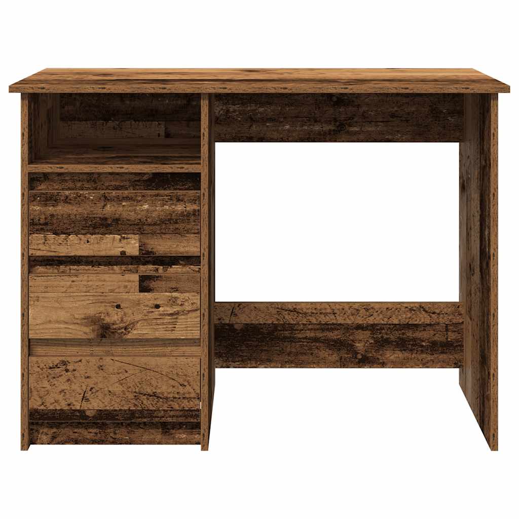 vidaXL Schreibtisch Altholz-Optik 102x50x75 cm Holzwerkstoff - Image 4