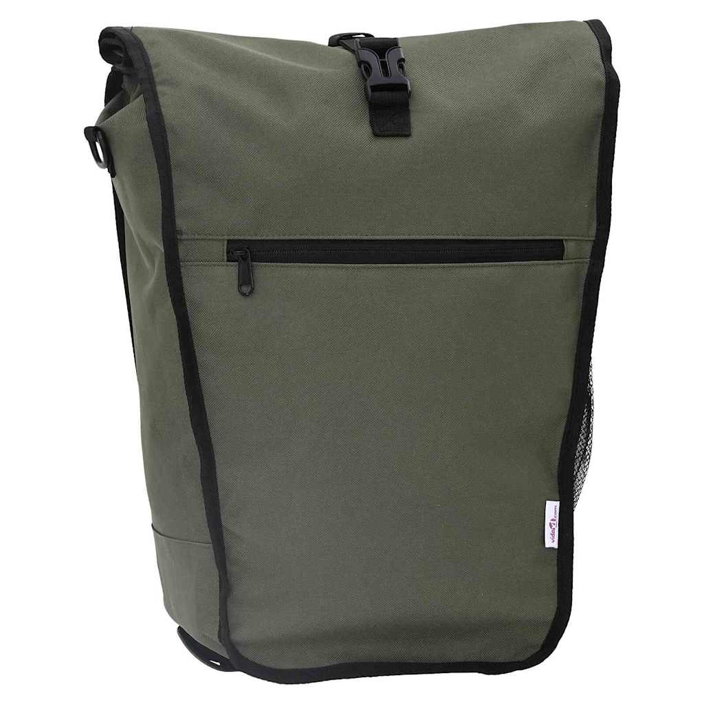vidaXL Fahrradtasche Olivgrün 34 x 16 x 59 cm Polyester