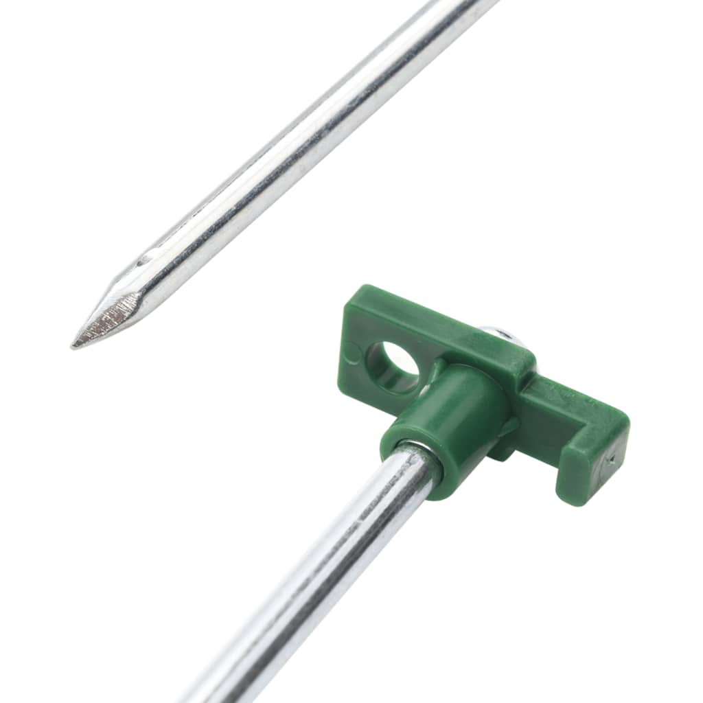 vidaXL Zeltheringe 12 Stk. 25 cm 7 mm Verzinkter Stahl und PP - Image 4
