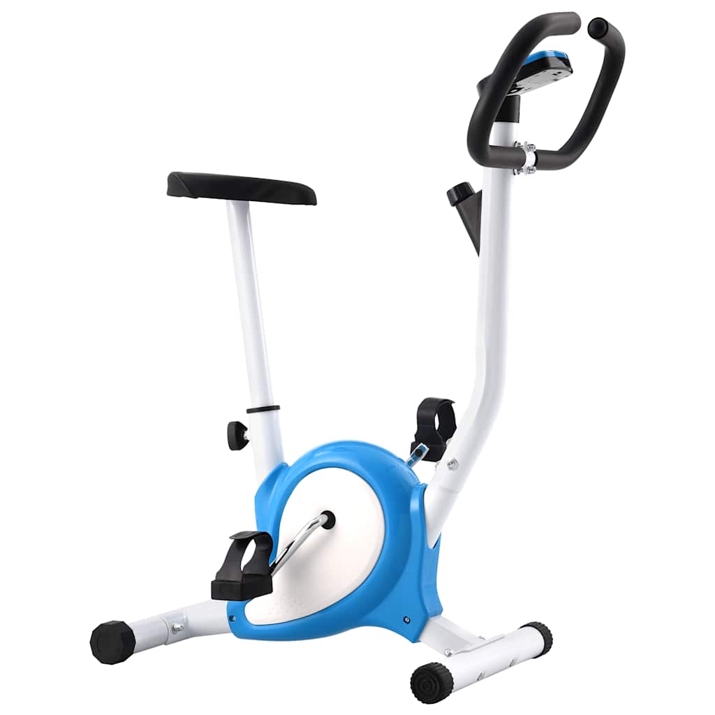 vidaXL Heimtrainer mit Riemenantrieb Blau - Image 3
