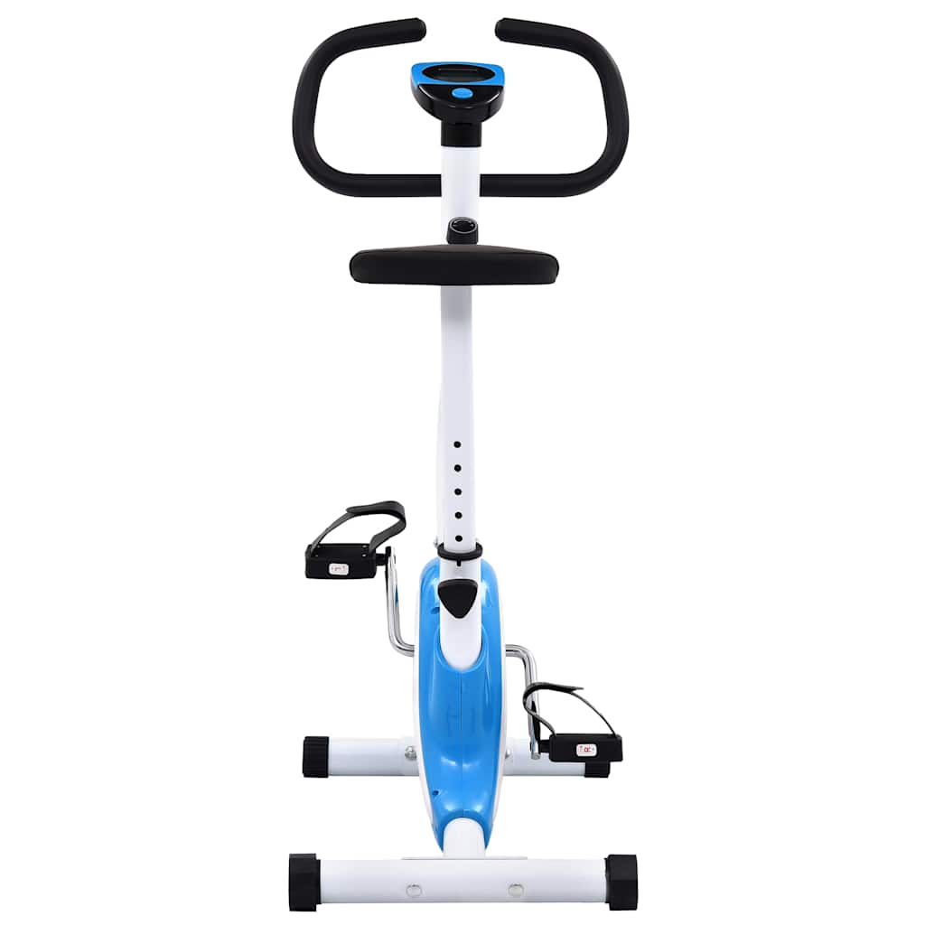 vidaXL Heimtrainer mit Riemenantrieb Blau - Image 5