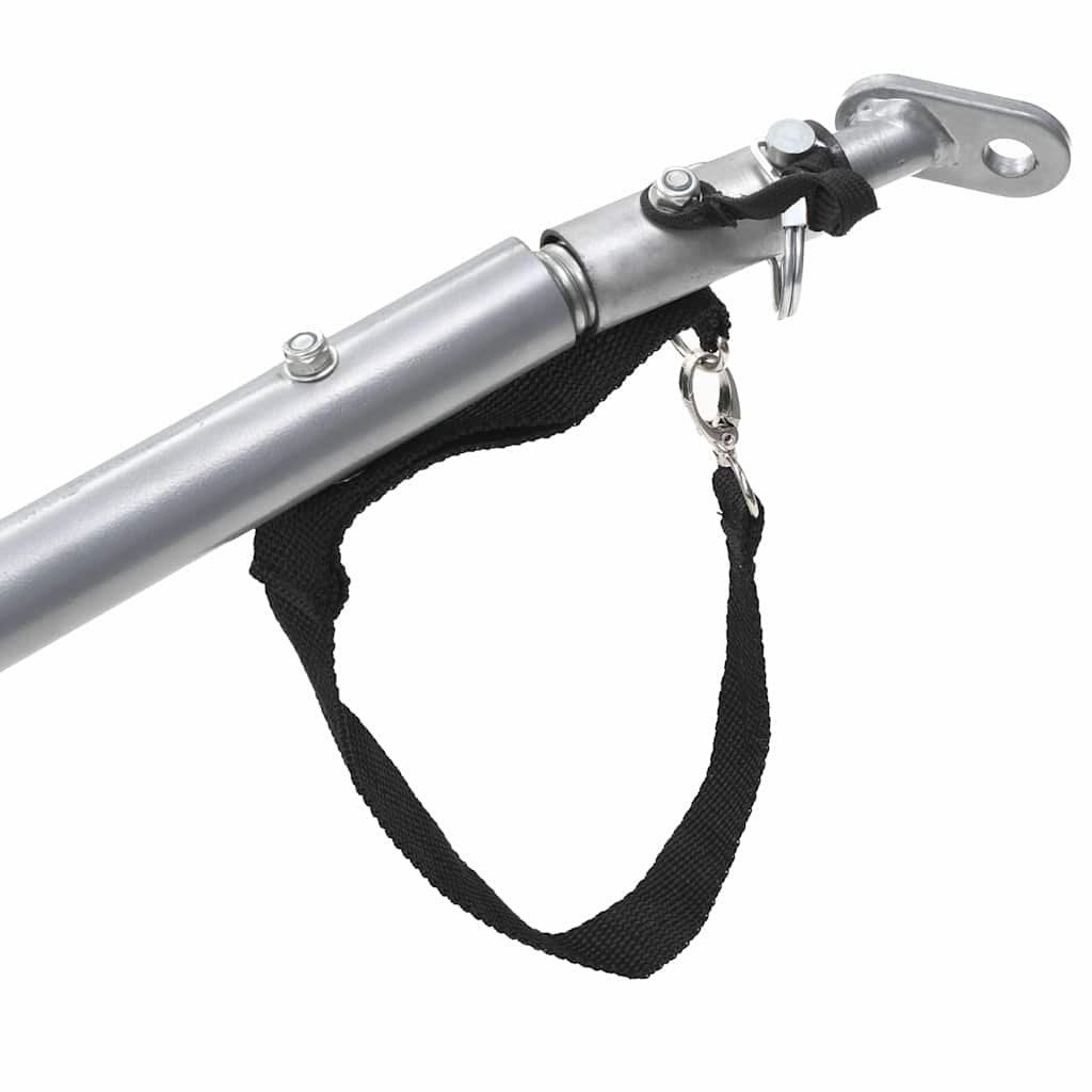 vidaXL Fahrradanhänger Schwarz und Gelb 65 kg - Image 4