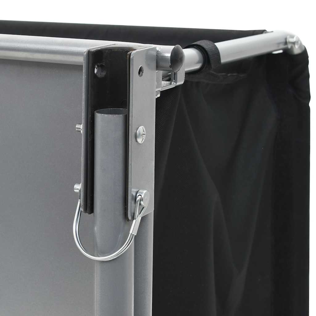 vidaXL Fahrradanhänger Schwarz und Gelb 65 kg - Image 5