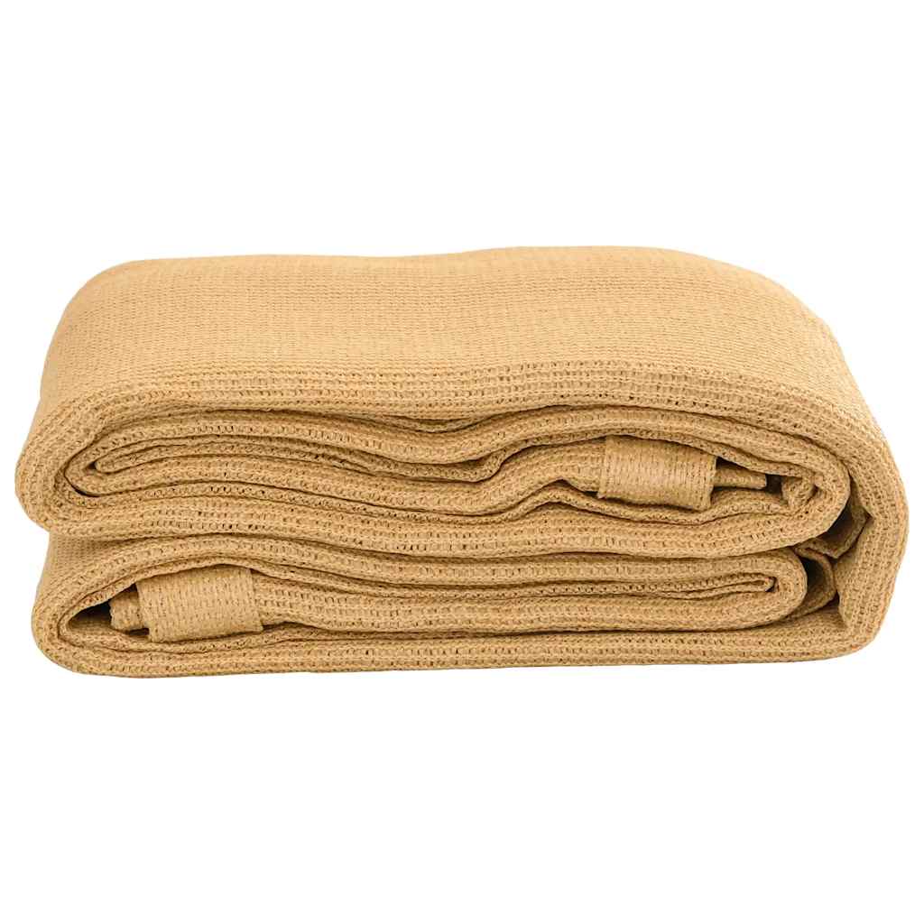 vidaXL Zeltteppich Sandfarbe 250x200 cm HDPE - Image 3