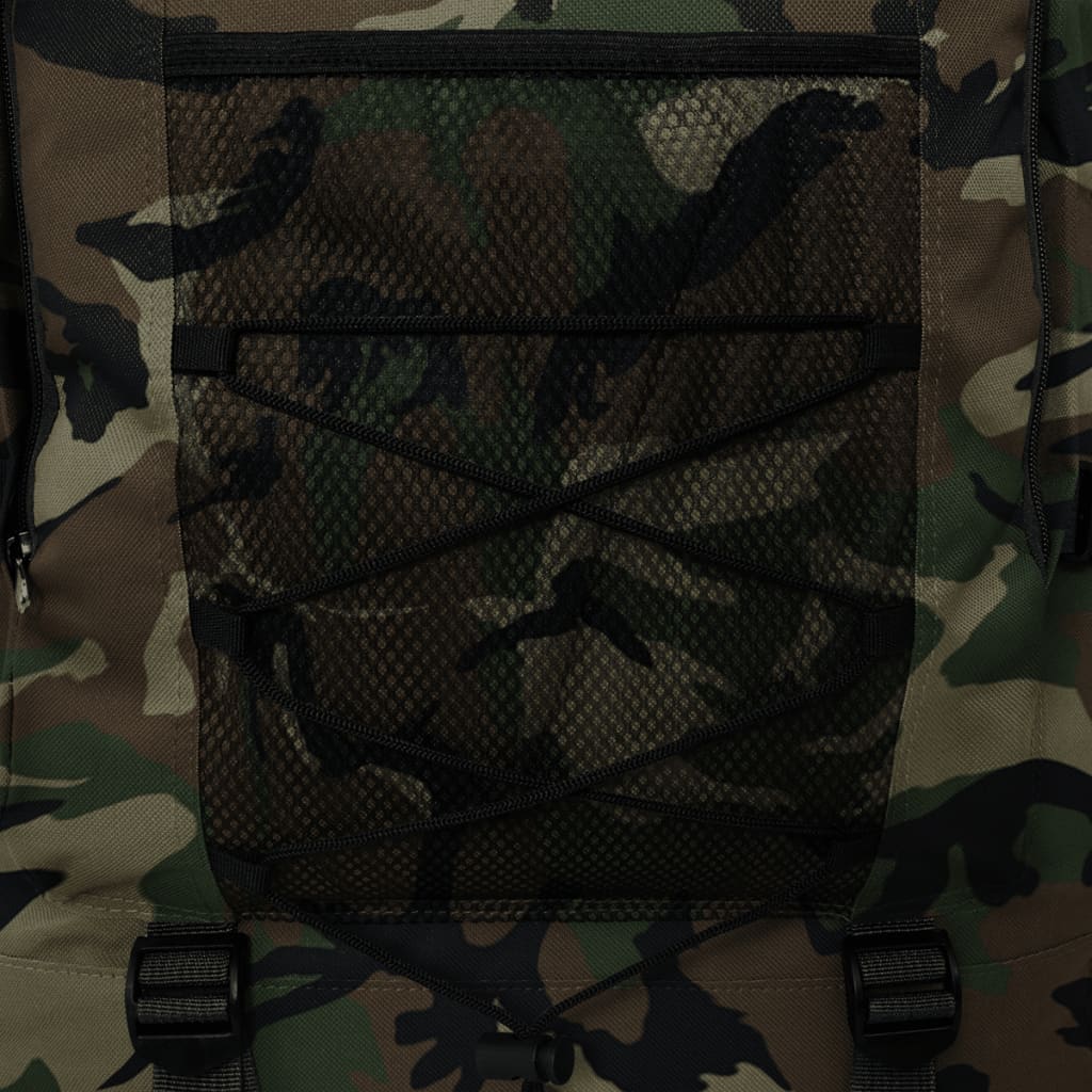 vidaXL Rucksack Armee-Stil XXL 100 L Tarnmuster - Image 6